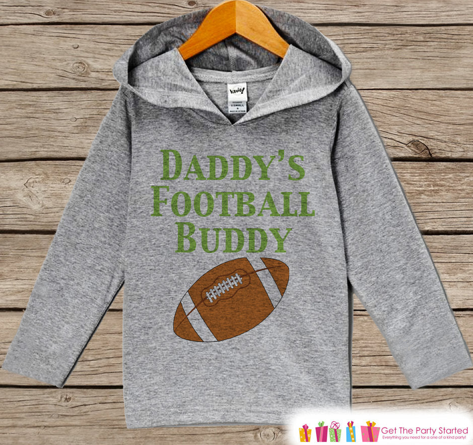 Kids Hoodie - Daddy's Football Buddy Pullover - Sports Outfit - Boys G – 7  ate 9 Apparel