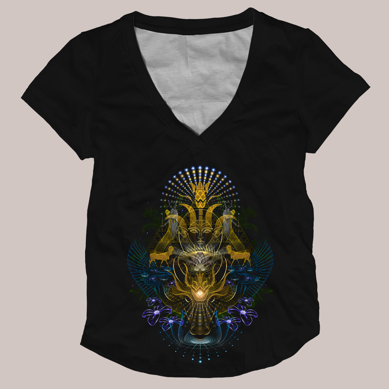 BOVINITY Psychedelic Graphic T-Shirt