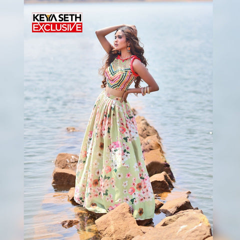 Step into a world of glamour! 💫💖 Discover the stunning Lehenga collection  at Keya Seth Exclusive and make heads turn wherever you go. For… | Instagram