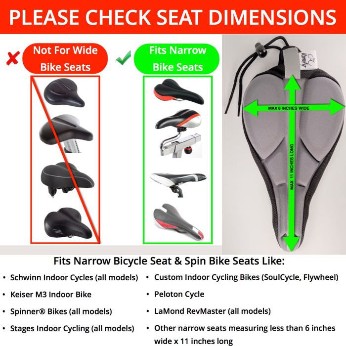 gel seat for peloton