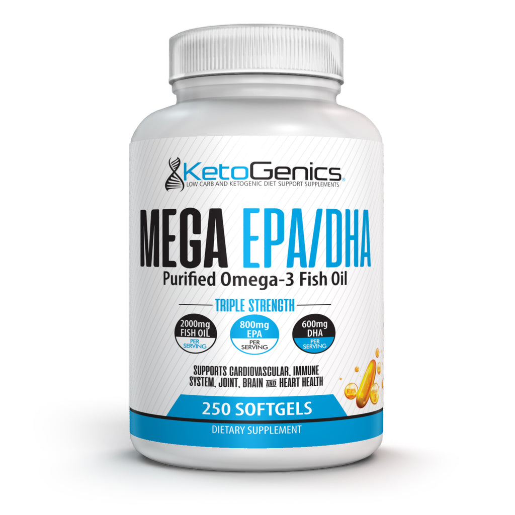 Mega EPA/DHA Fish Oil - Triple Strength Omega-3 Fish Oil