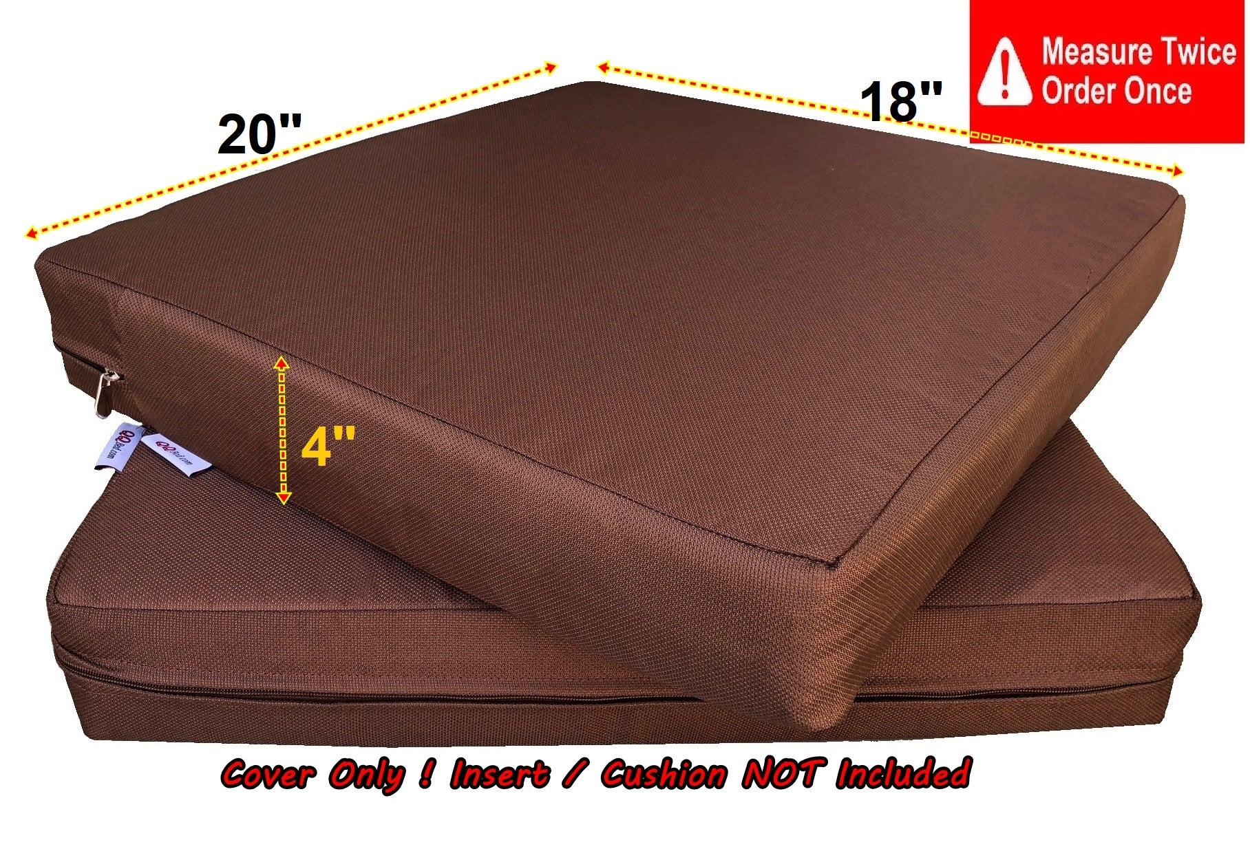 XL memory foam patio pad