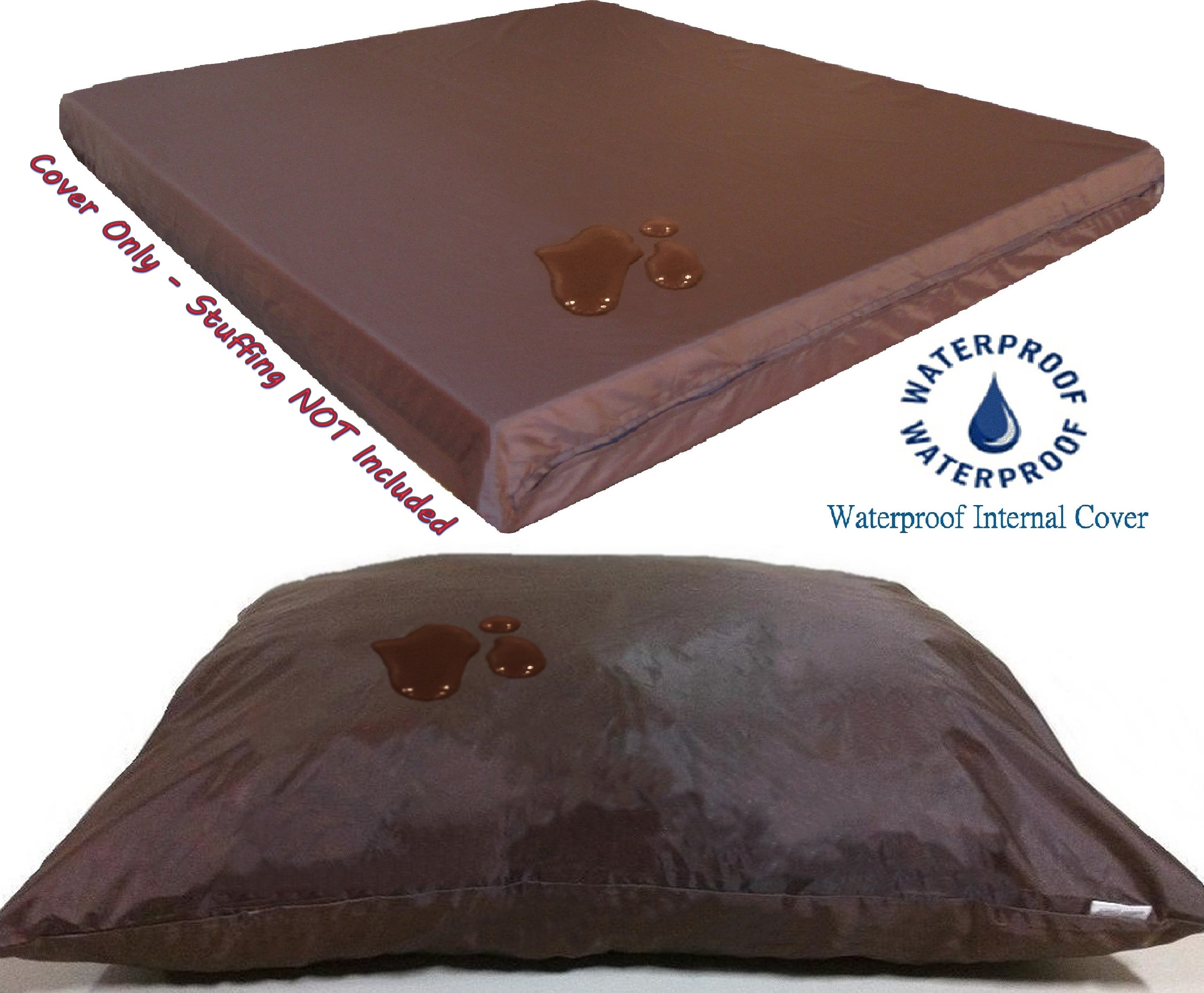 Waterproof internal cover dog bed