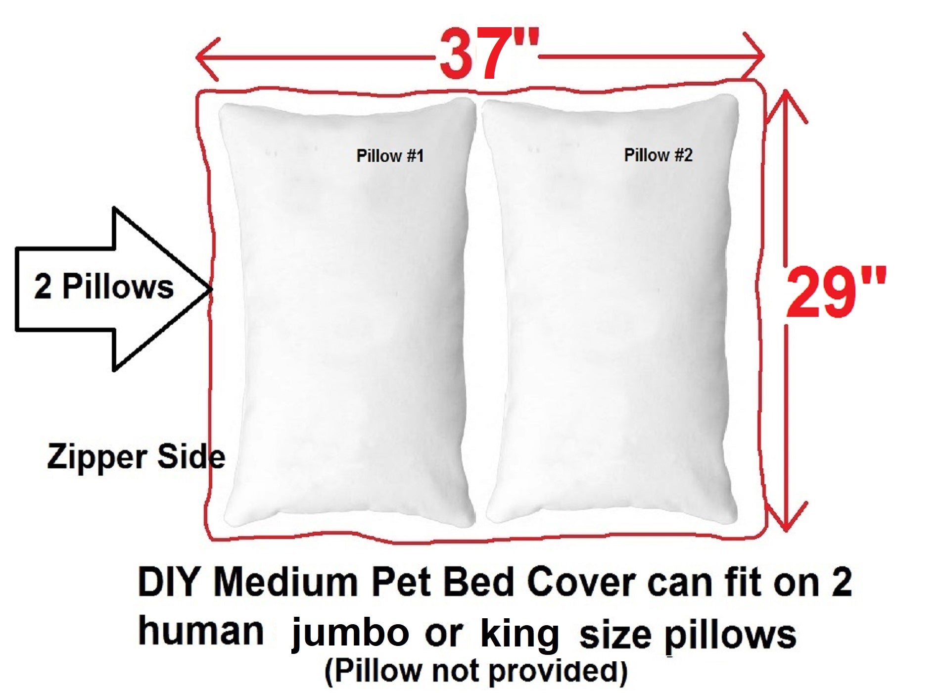 medium 36X29 dog bed cover