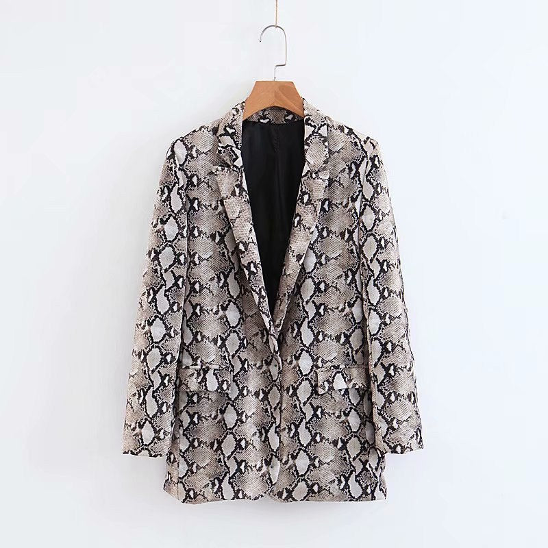 Autumn New Fashion Women Ladies Vintage Leopard Print