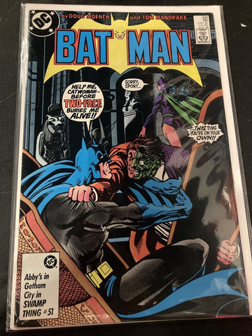 Batman #398 - DC Comics - 1986 - Two-Face Vs Catwoman – Madhouse UK