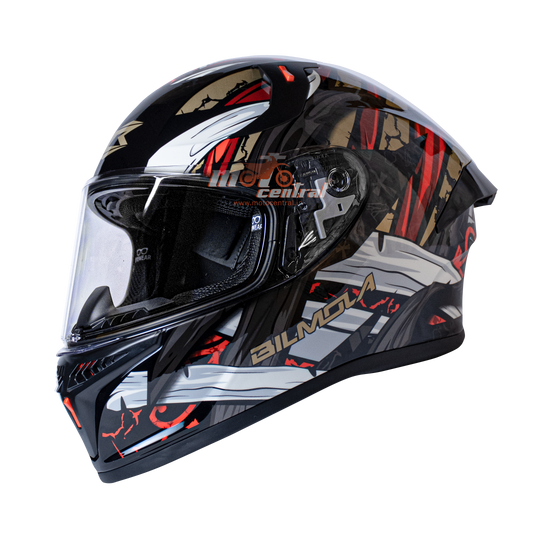 Casco Nokaic Scooter Grafito/Rojo T. S - Seviciclos