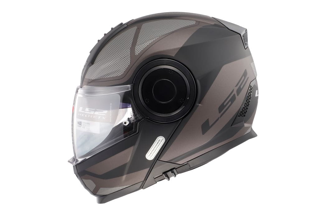 ls2 modular helmet matte black