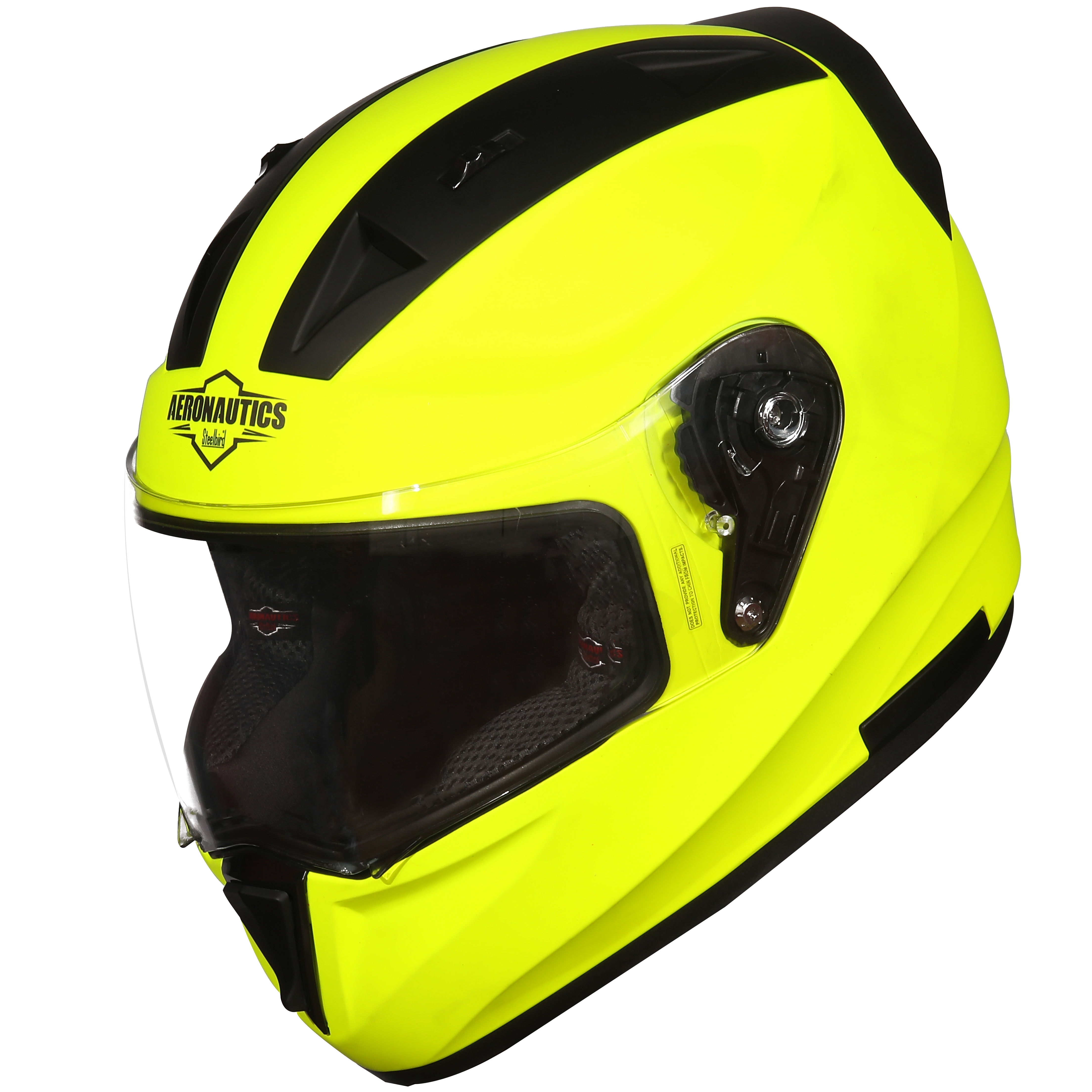 steelbird neon helmet