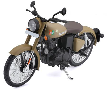 Maisto ROYAL ENFIELD CLASSIC 350 (Matt Stealth Black)– Moto Central