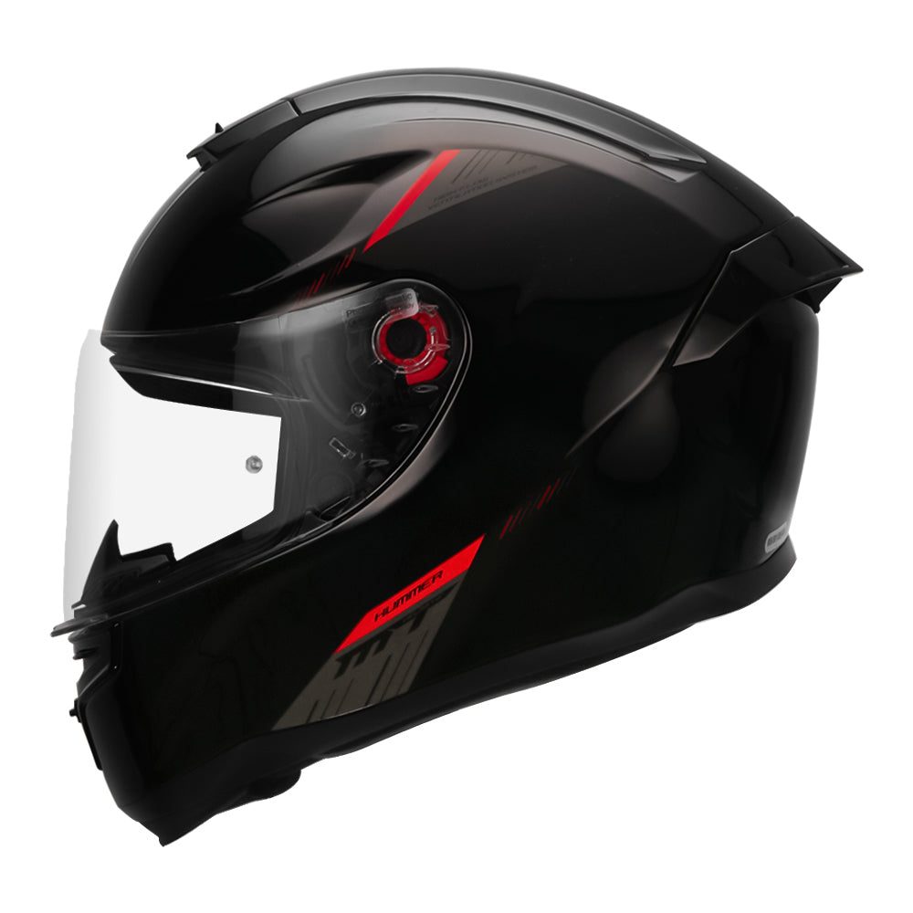 MT Hummer Solid Gloss Black Helmet– Moto Central