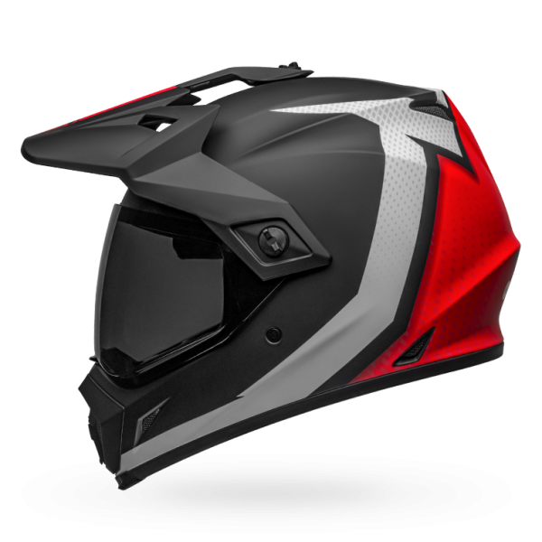 Bell MX9 Adventure MIPS-Equipped Switchback Matt Black Red White Helmet ...