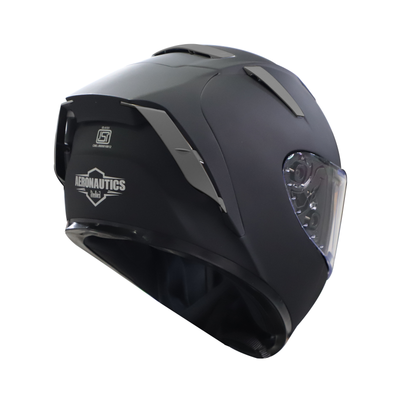 steelbird glossy black helmet