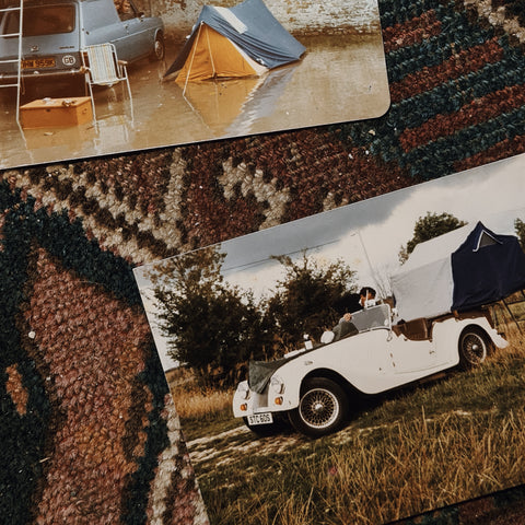 Patsy's tent on her car