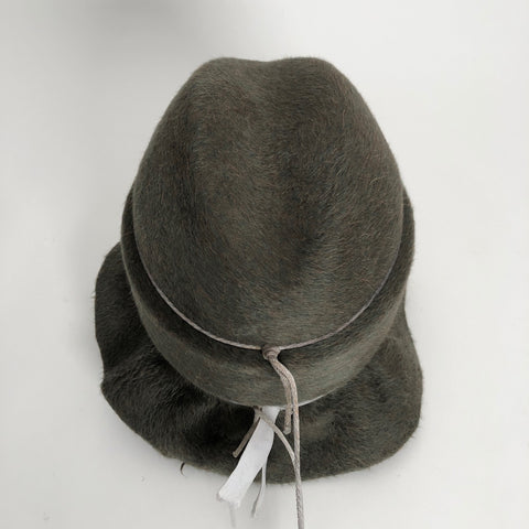 Hand blocked Indent on Felt Hat