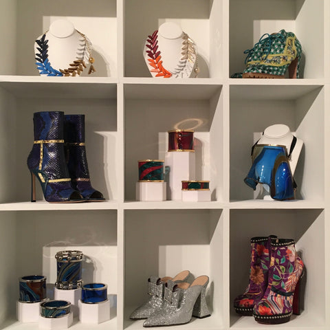 Mary Katrantzou Accessories Display