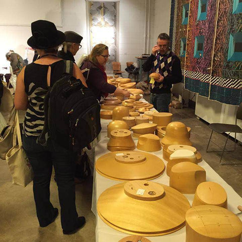 Hat blocks at the MMU Millinery Marketplace USA