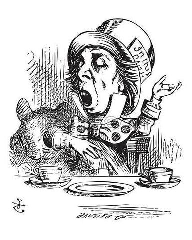 Mad Hatter Illustration by John Tenniel 1865