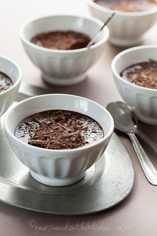 earl grey chocolate pots