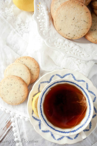 earl grey shortbread cookies