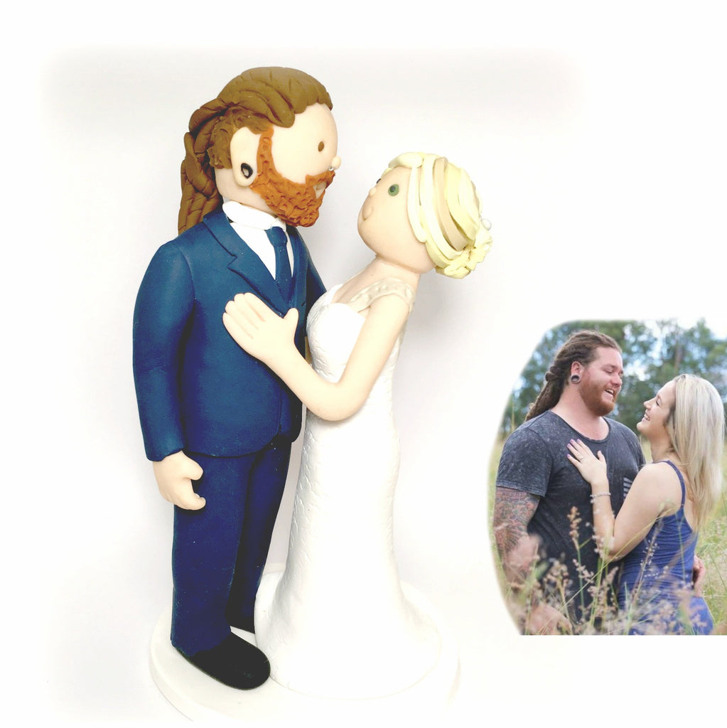 Cartoon Custom Wedding Cake Topper – ThatLittleNook