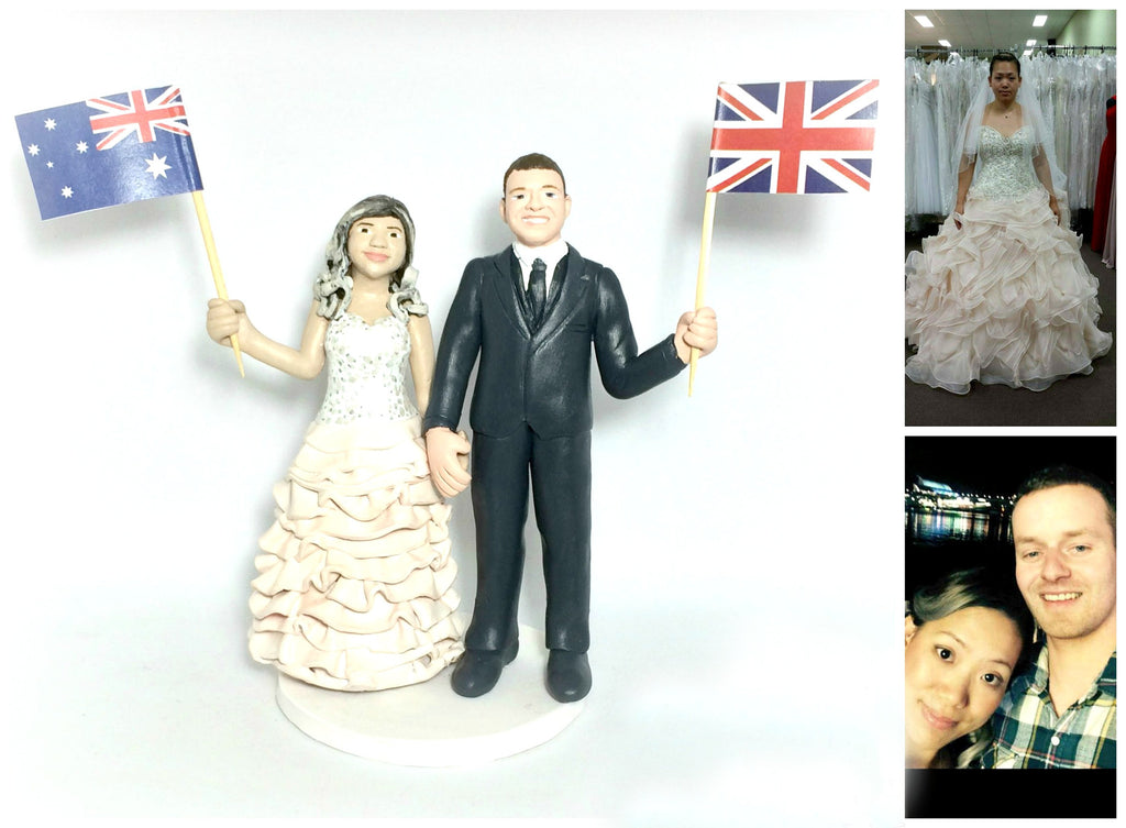 Humourous Funny Realistic Wedding Cake Toppers – ThatLittleNook