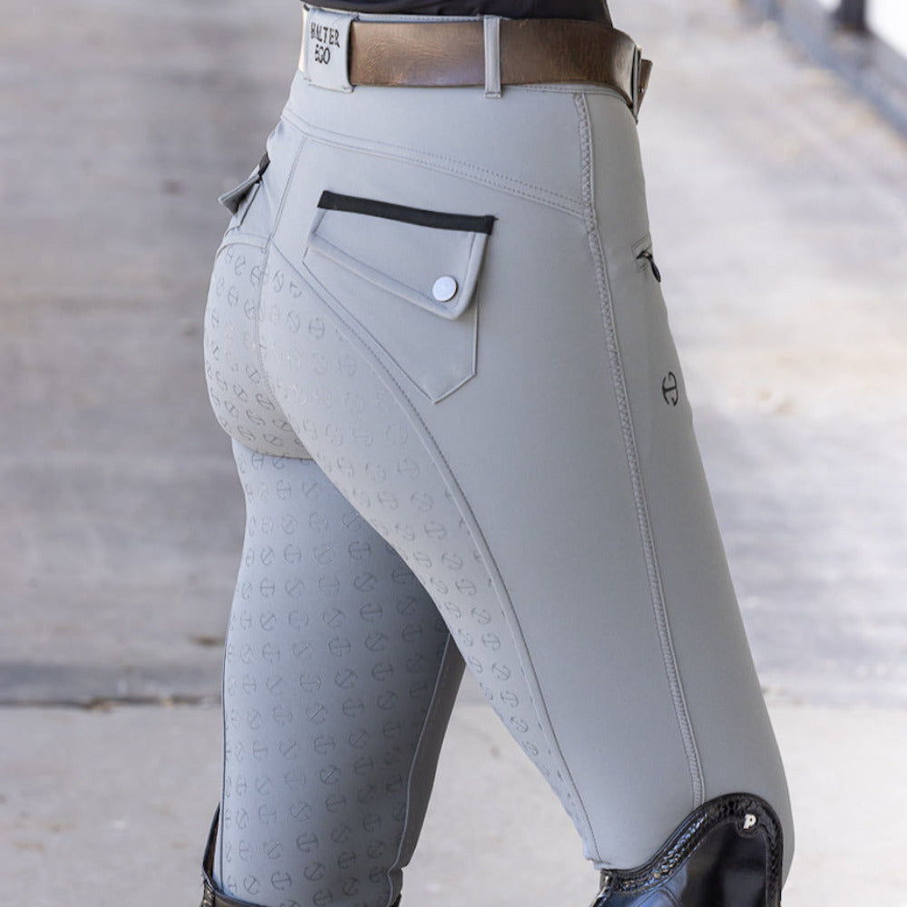 Evolution Full Seat Breeches - Black and Rose Gold
