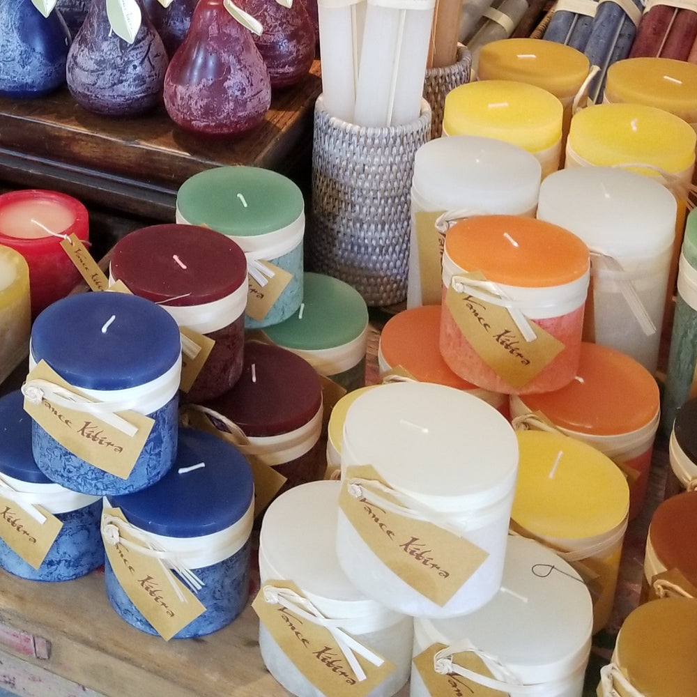 Naked Handmade Beeswax Candles — Prairie Fire Herbal