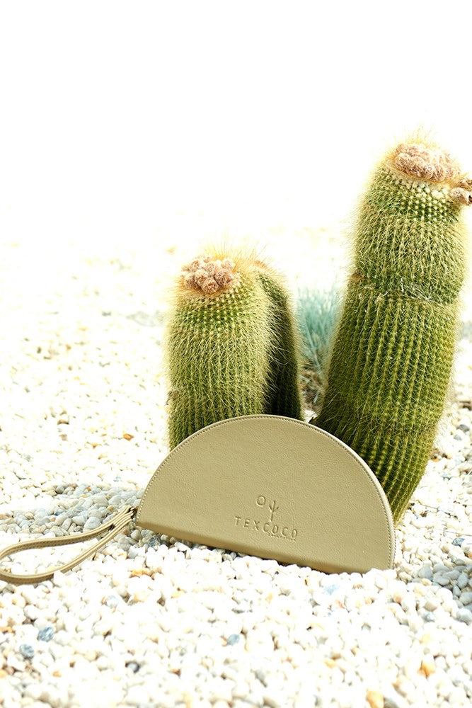 Cactus Leather Coin Purse — heritagebyhand