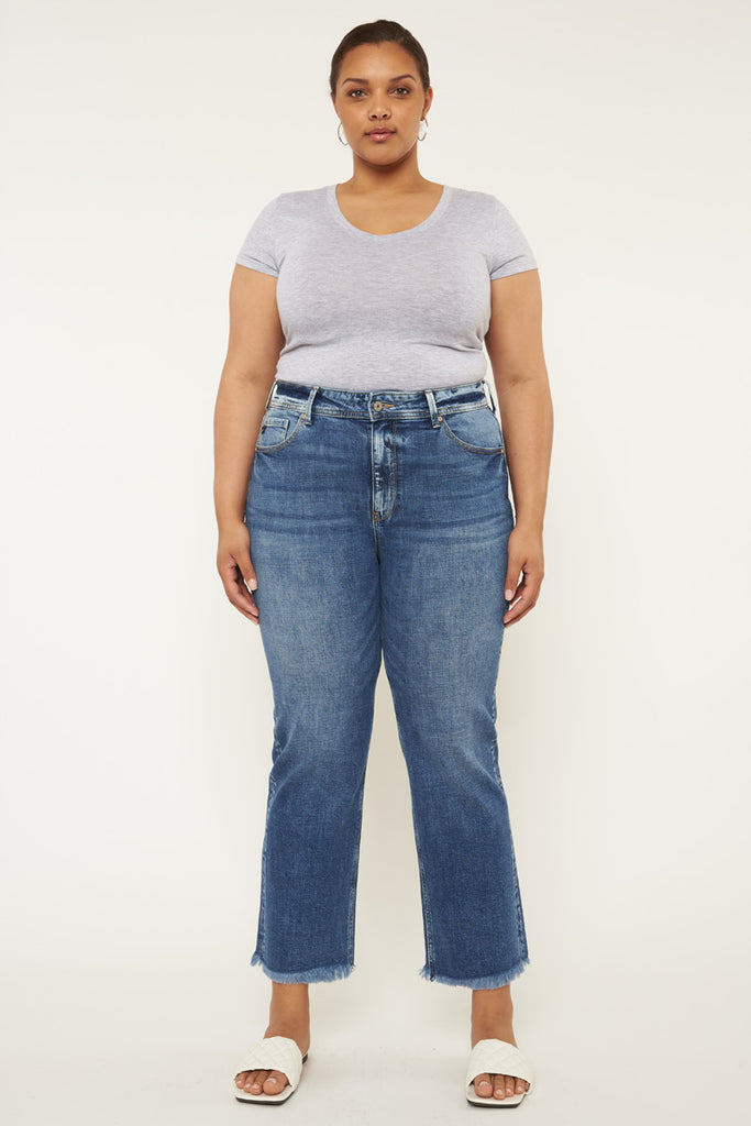 Jenna High Rise Straight (Plus Size) Official Kancan USA