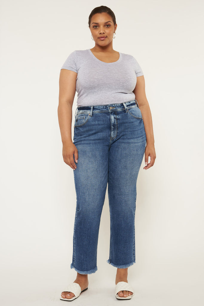 Jenna High Rise Straight (Plus Size) Official Kancan USA
