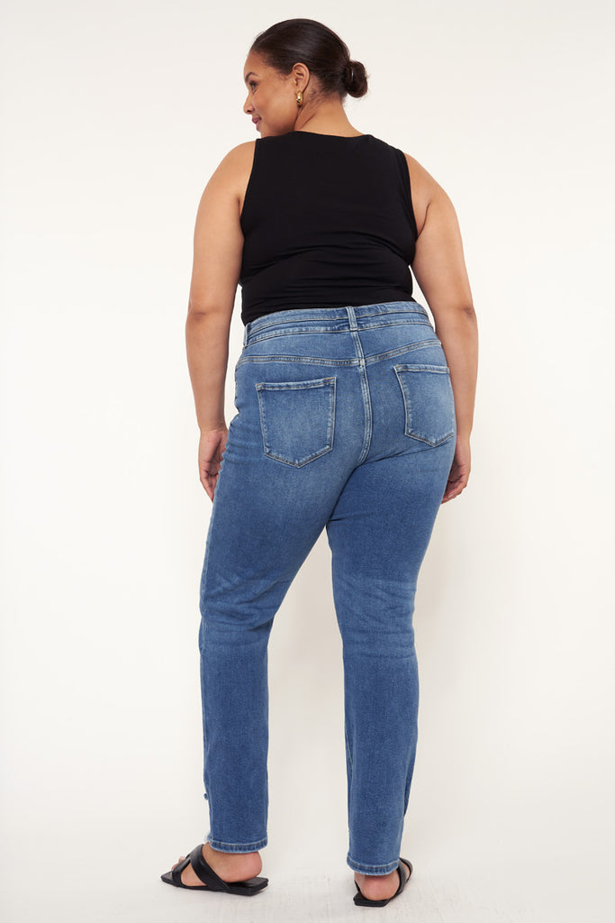 Rosemary High Rise Straight Jeans (Plus Size) | Official Kancan USA