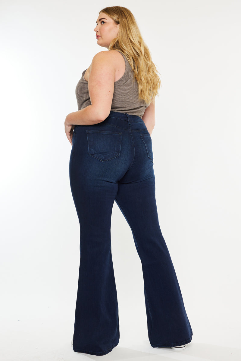 Charly Mid Rise Flare Jeans (Petite Plus Size) – Official Kancan USA