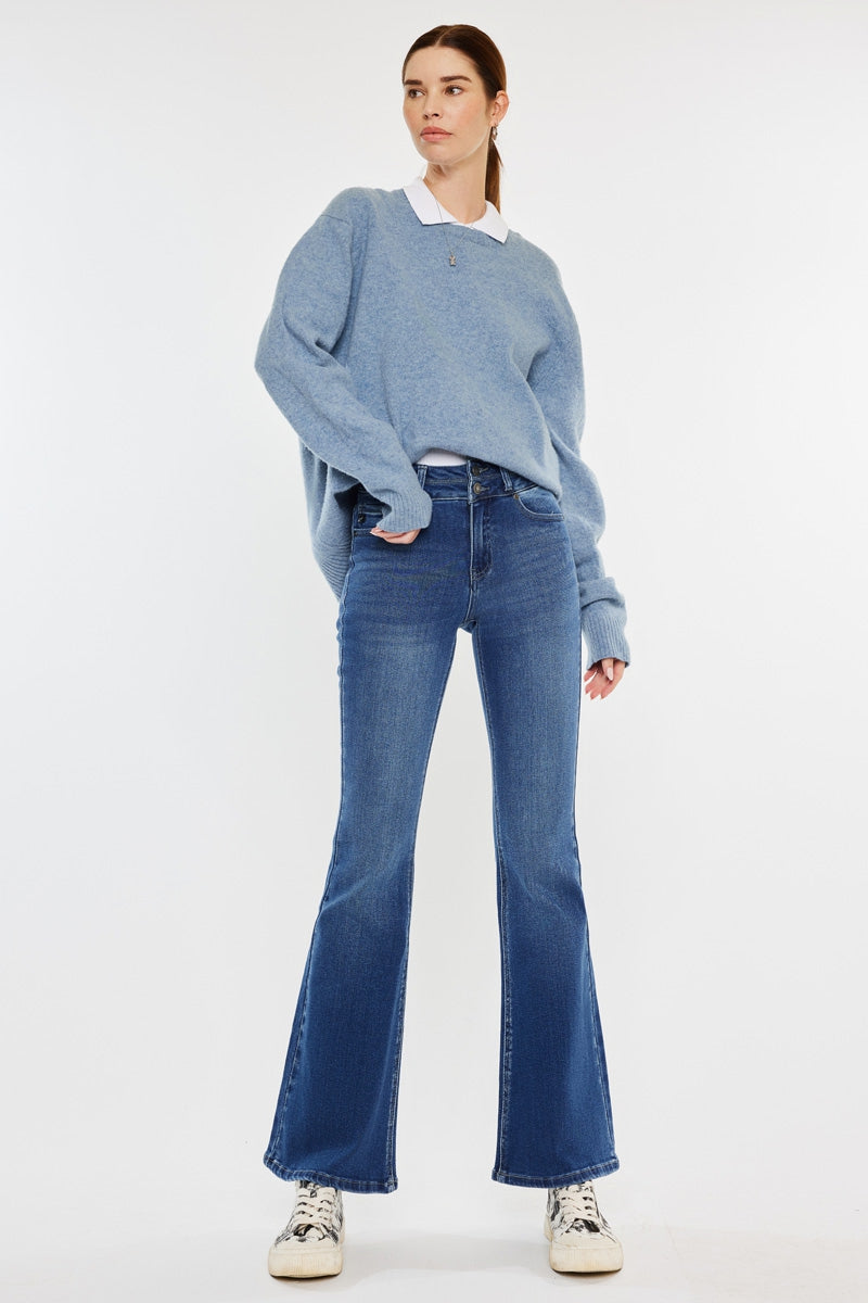 Morgan High Rise Flare Jeans – Official Kancan USA