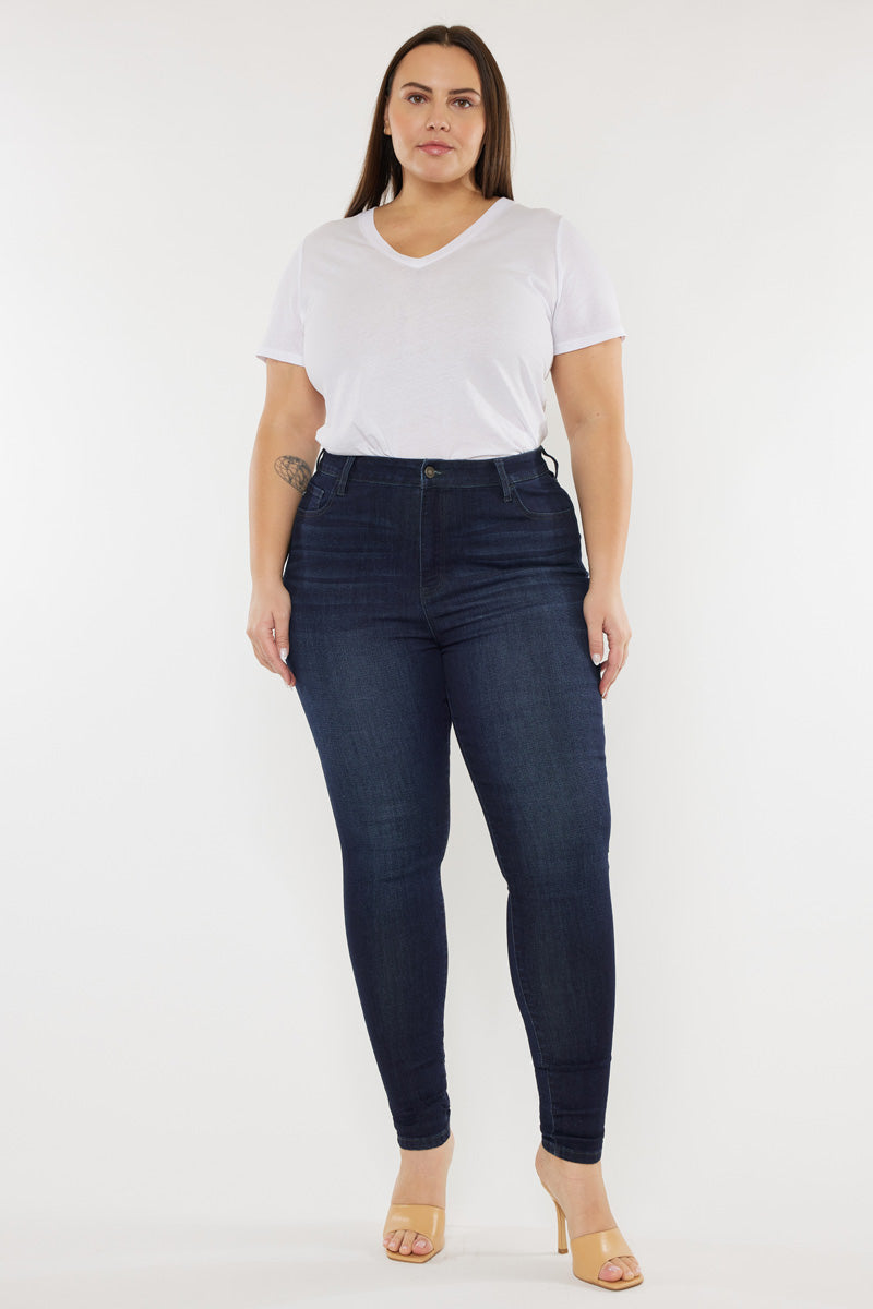 Bluebird High Rise Super Skinny Jeans (Plus Size) – Official Kancan USA