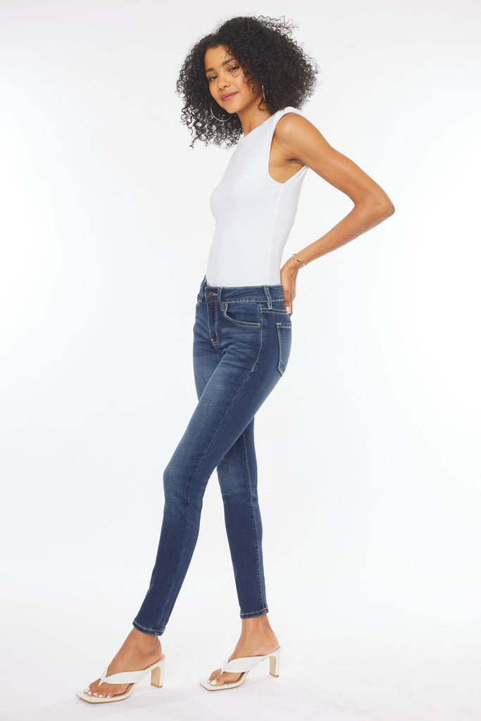 Francesca Mid Rise Super Skinny Jeans | Official Kancan USA