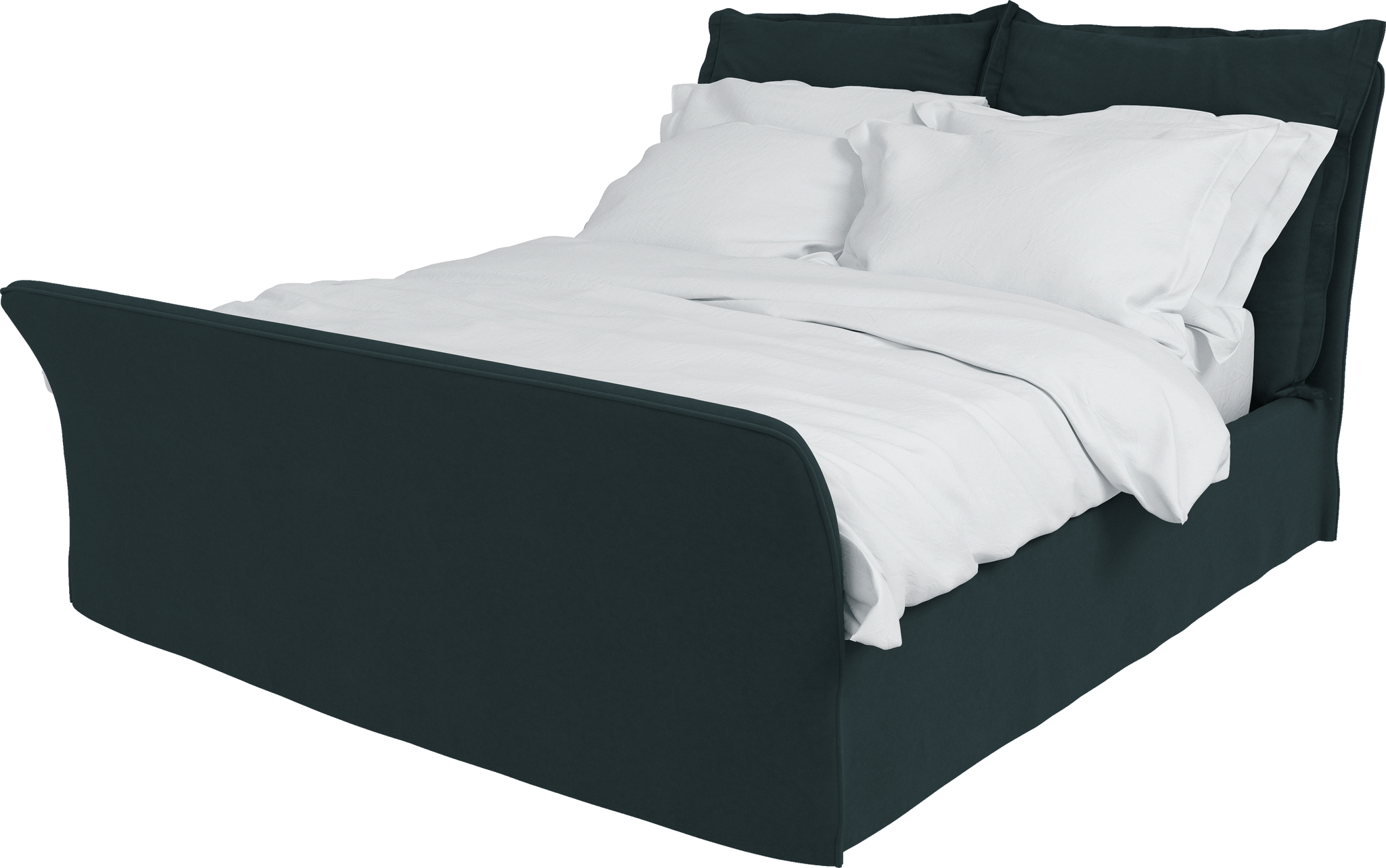 Velvet Super King Bed Luxury Handmade Bed Maker Son