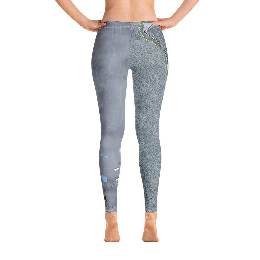 Mt Eyak, Alaska Ski Trail Map Women's Base Layer Bottom | Powderaddicts