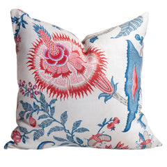 coastal pillow fresh pink and blues