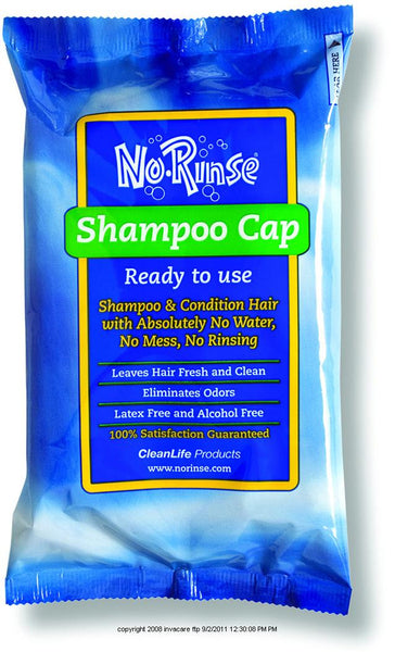 no rinse shampoo cap