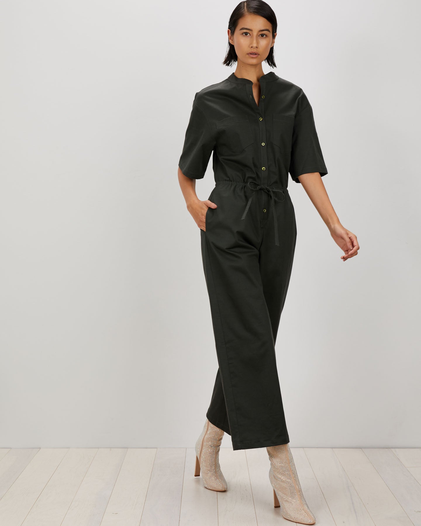 Issa Jumpsuit | Slate Green