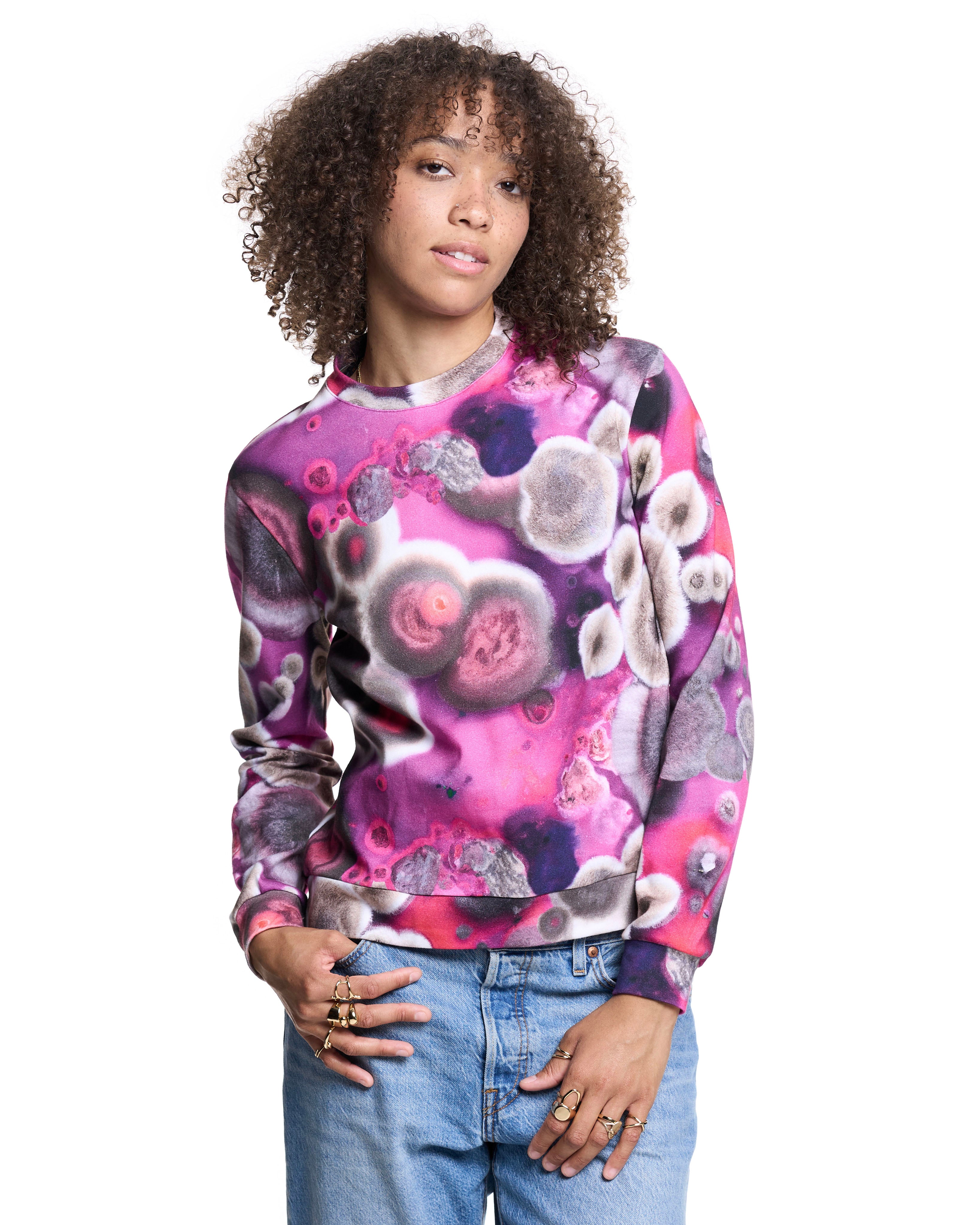 Rumi Sweatshirt | Purple Aspergillus