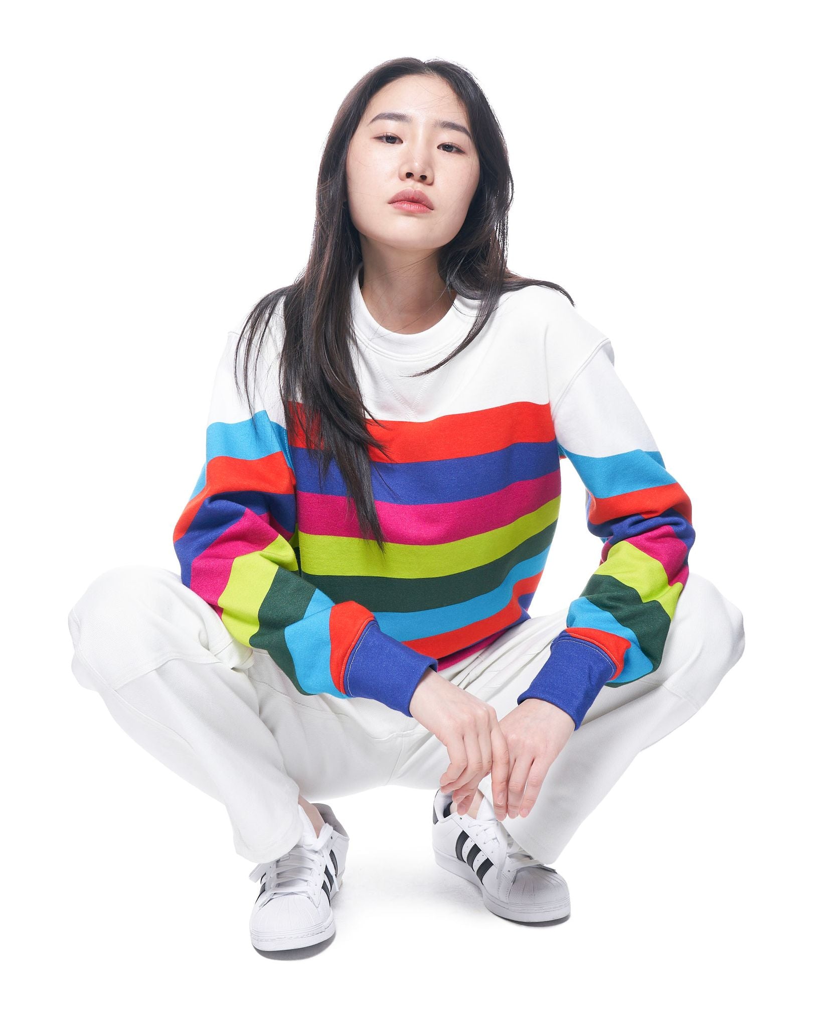 JJ Sweatshirt | Confetti Stripe