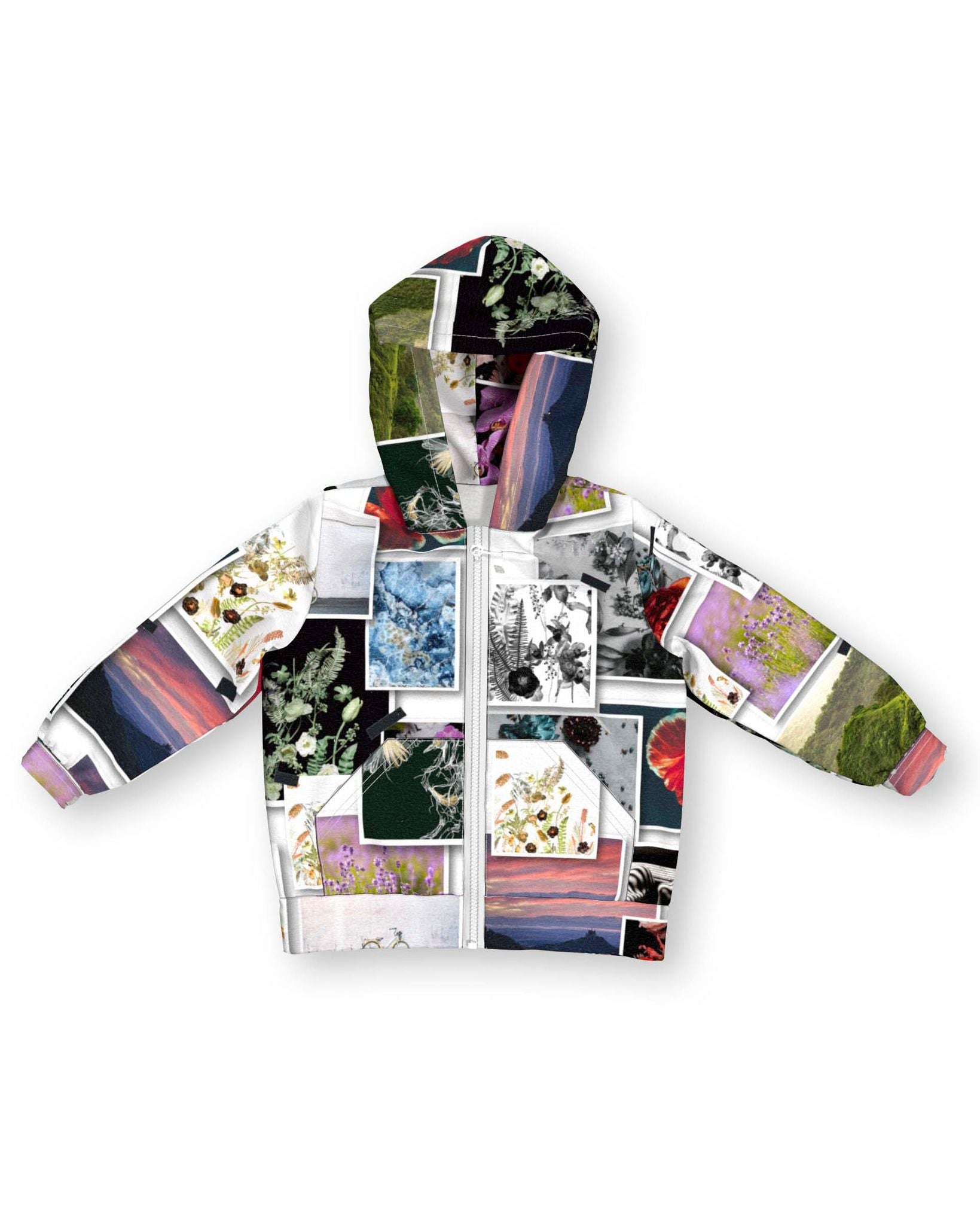 KID Zip-Up Hoodie | Morning Collage