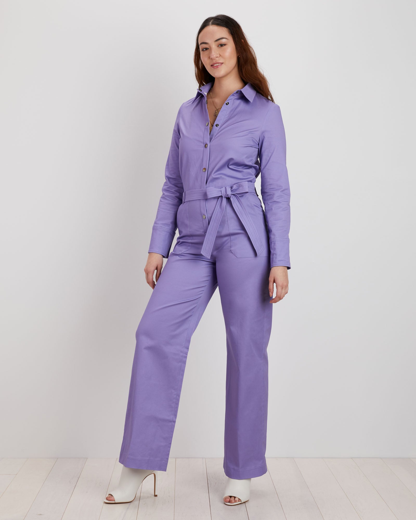 lilac jumpsuit