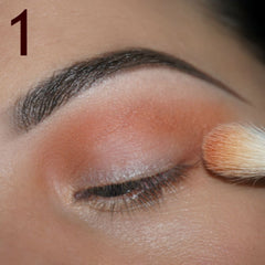 warm rust eyeshadow tutorial coloured raine cosmetics