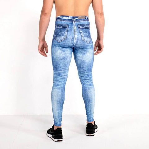 men’s denim leggings