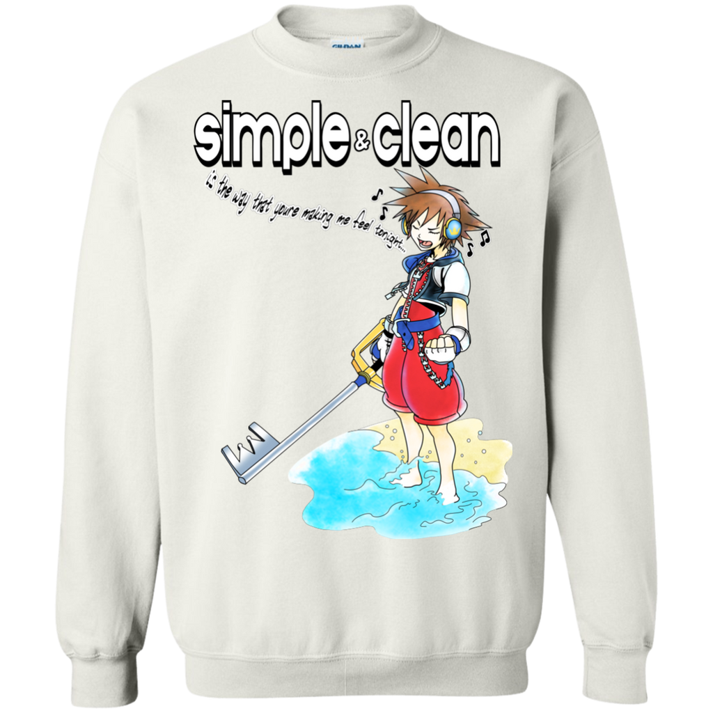 simple crewneck sweatshirt