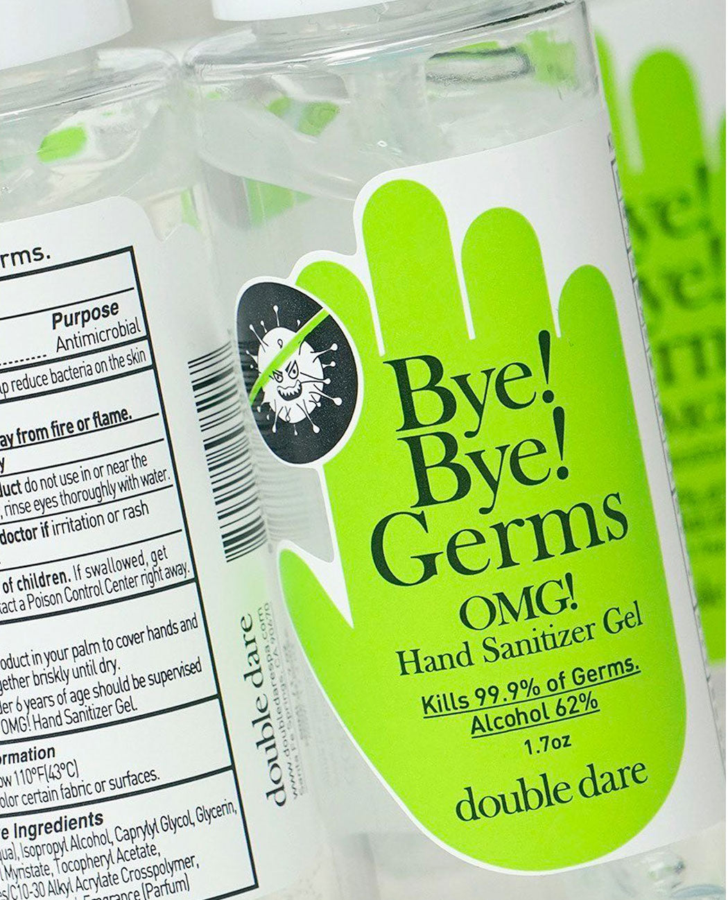 DOUBLE DARE ] Bye! Bye! Germs OMG! Hand Sanitizer Spray 50ml (1.7