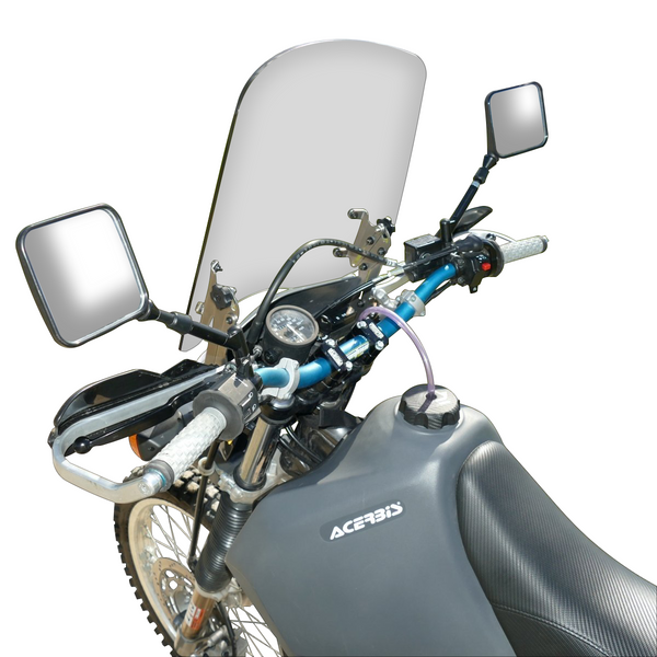MadStad Adjustable Windshield System for your Suzuki DR650 (1996 - Up) Tran...
